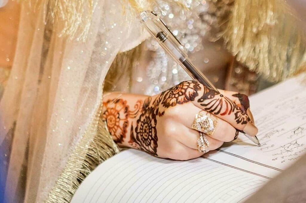 Court Marriage Process - Signing Nadra Marriage Certificates