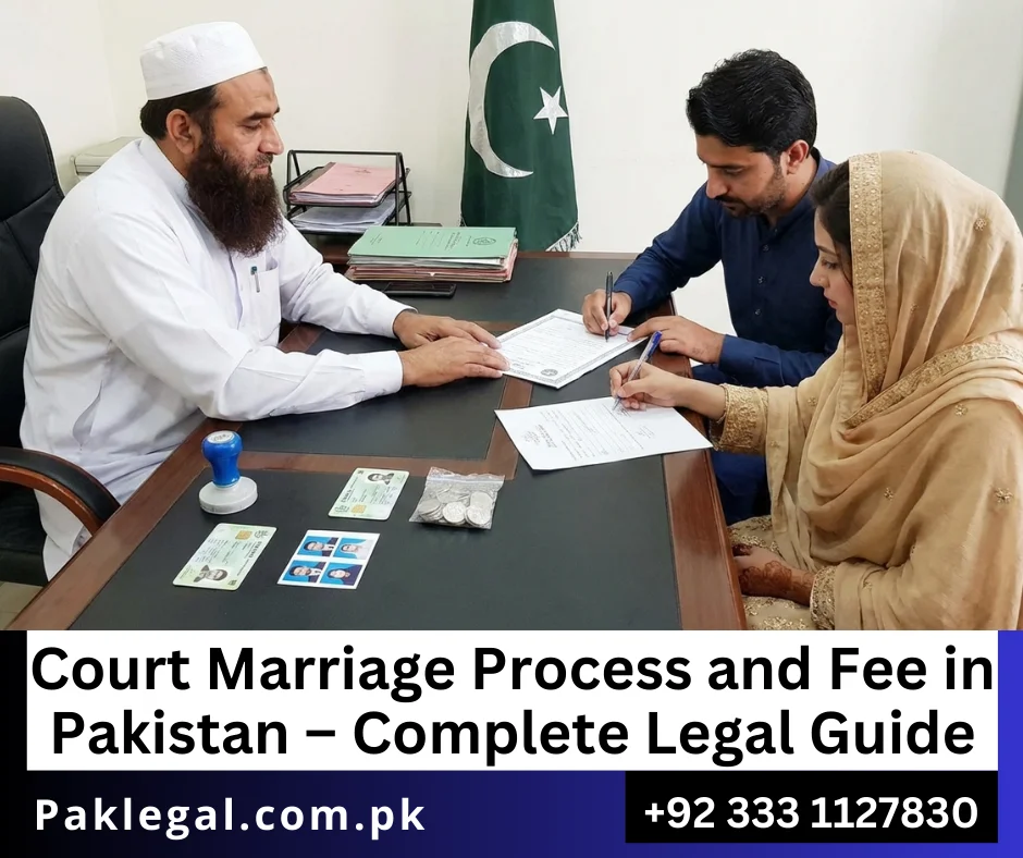 court marriage procedure Pakistan