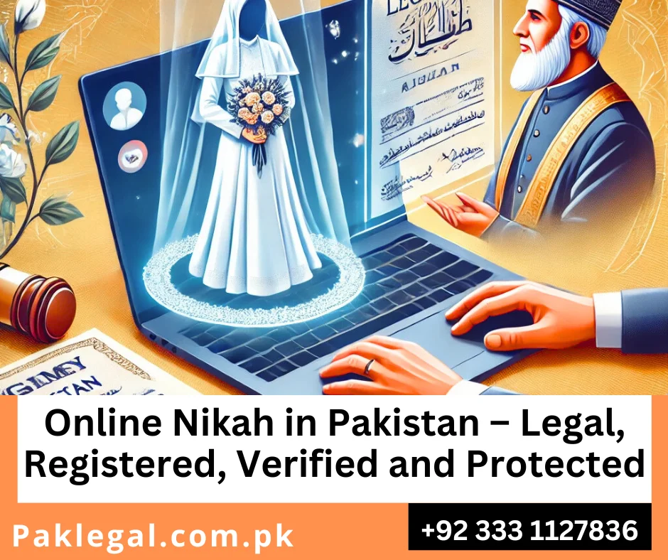 nikahnama signing for online nikah Pakistan