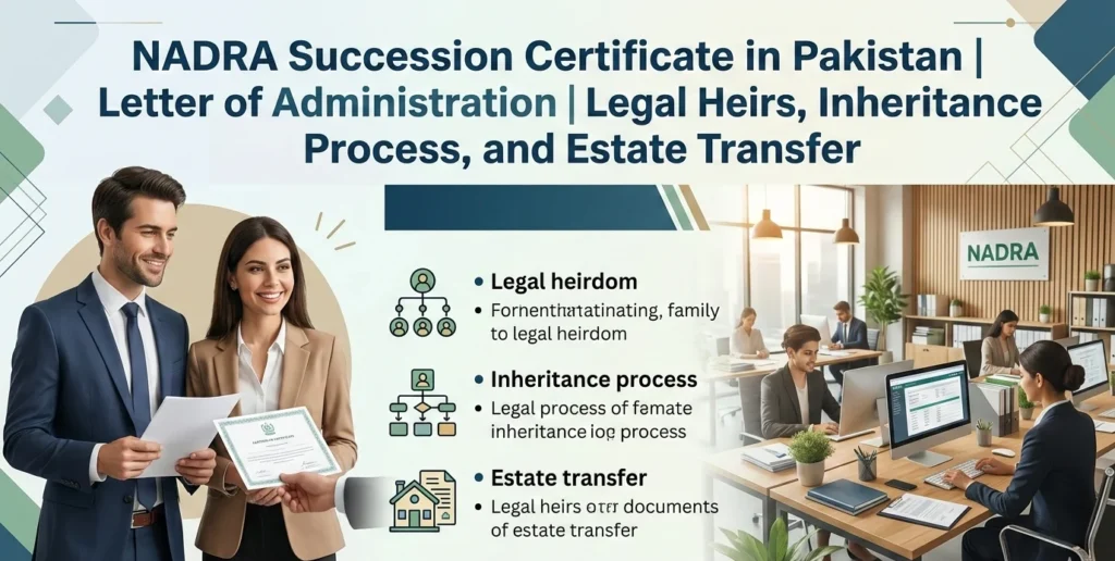 nadra succession certificate pakistan legal heirs process